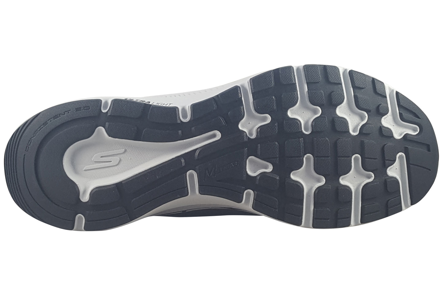 skechers go run world charcoal black trainers sole