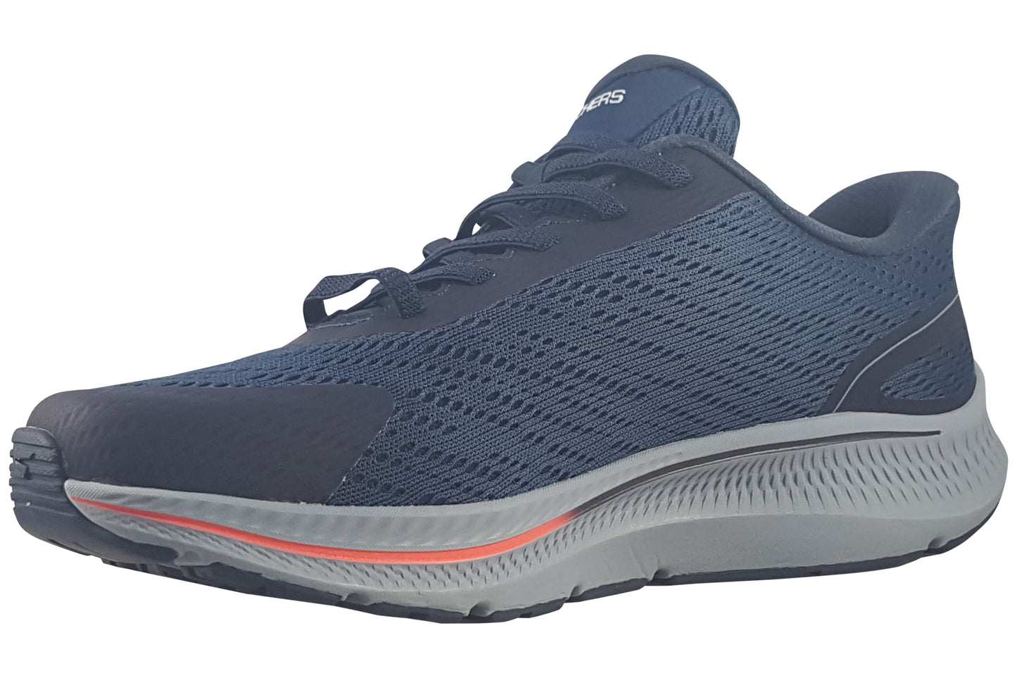 skechers go run world navy trainers left