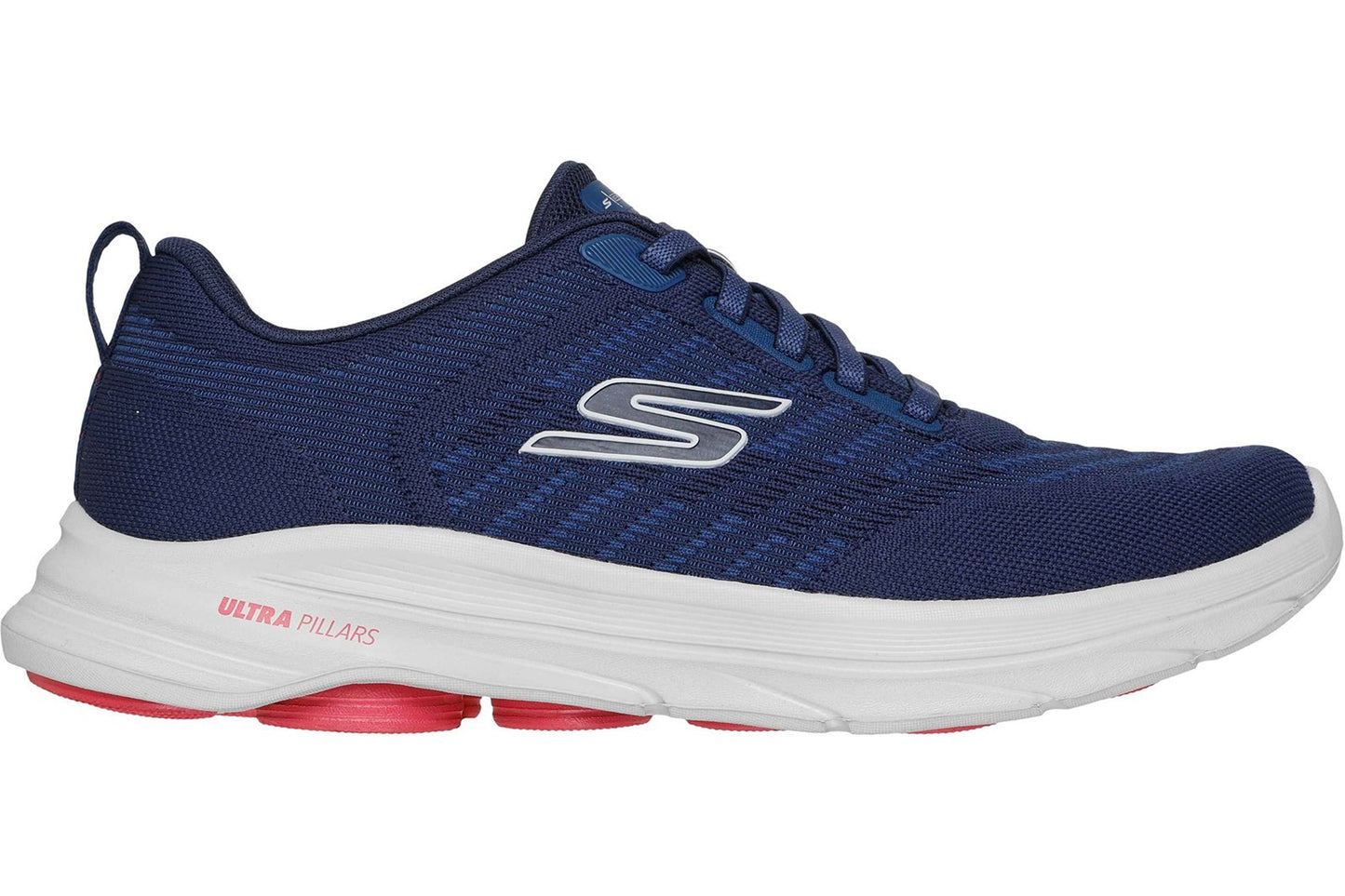 Skechers Go Walk 8 Day Navy/Red Mens Trainers