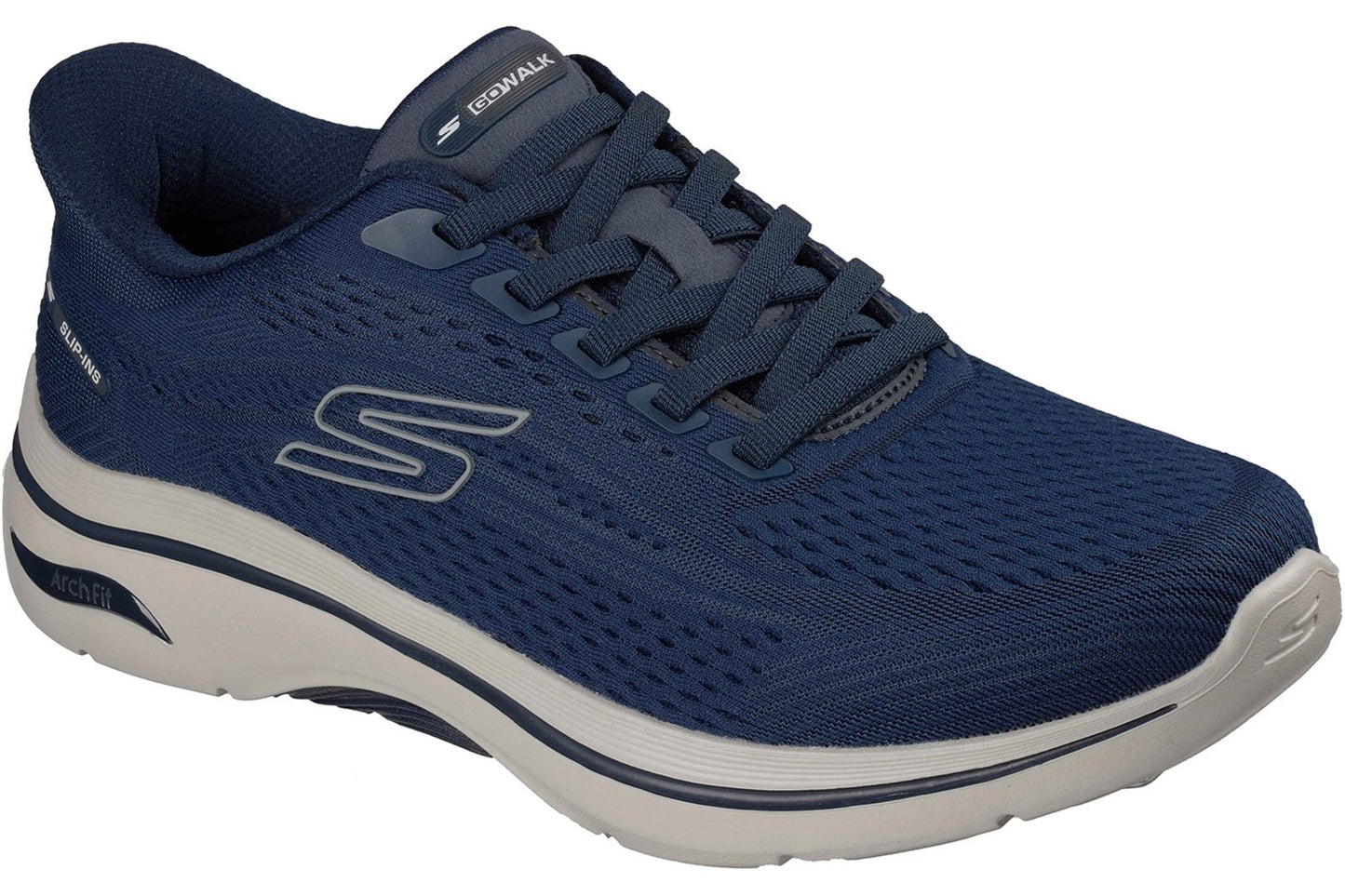Skechers Slip-Ins Arch Fit 2 Percy Navy/Grey Mens Trainers