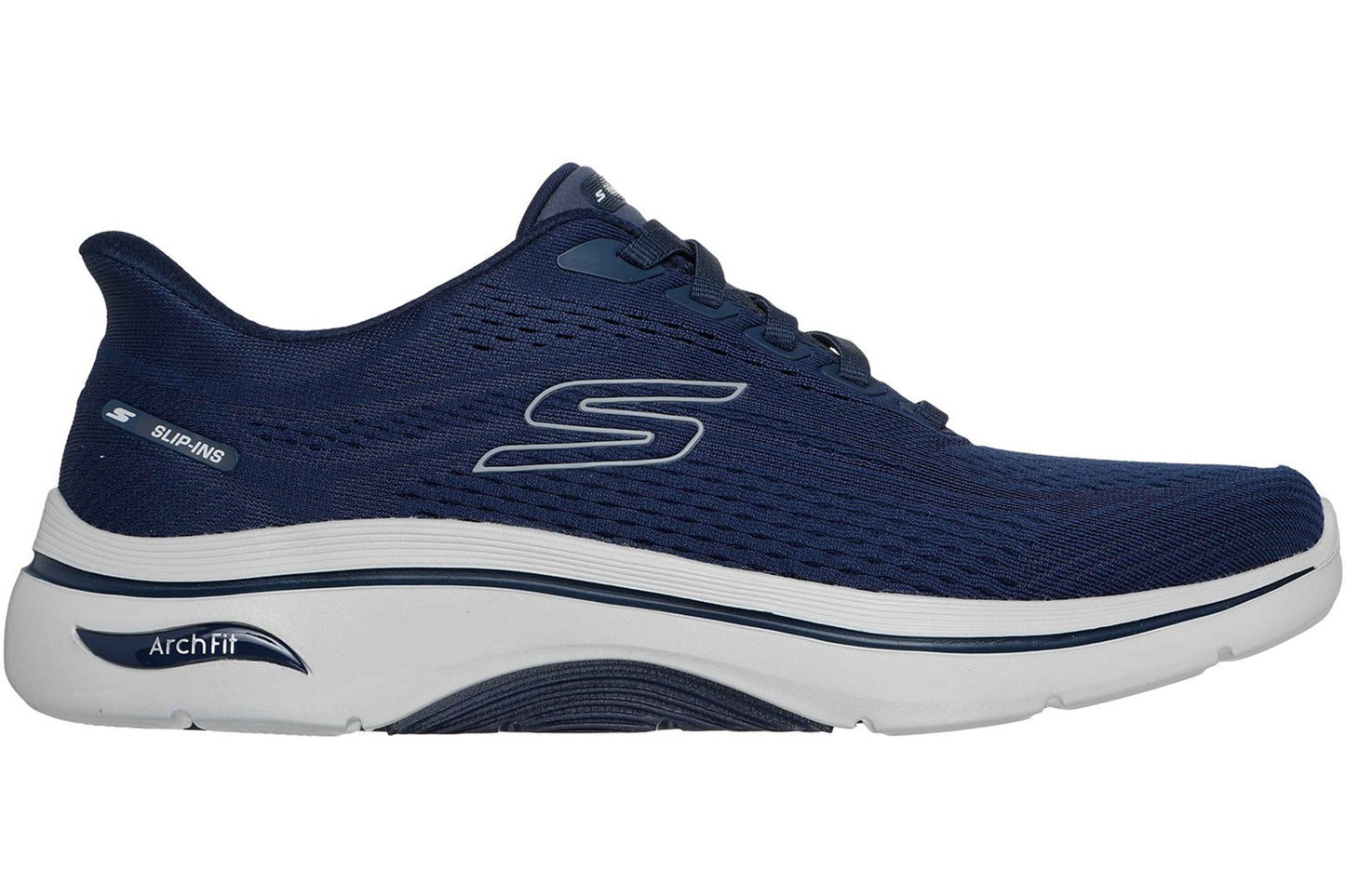 Skechers Slip-Ins Arch Fit 2 Percy Navy/Grey Mens Trainers
