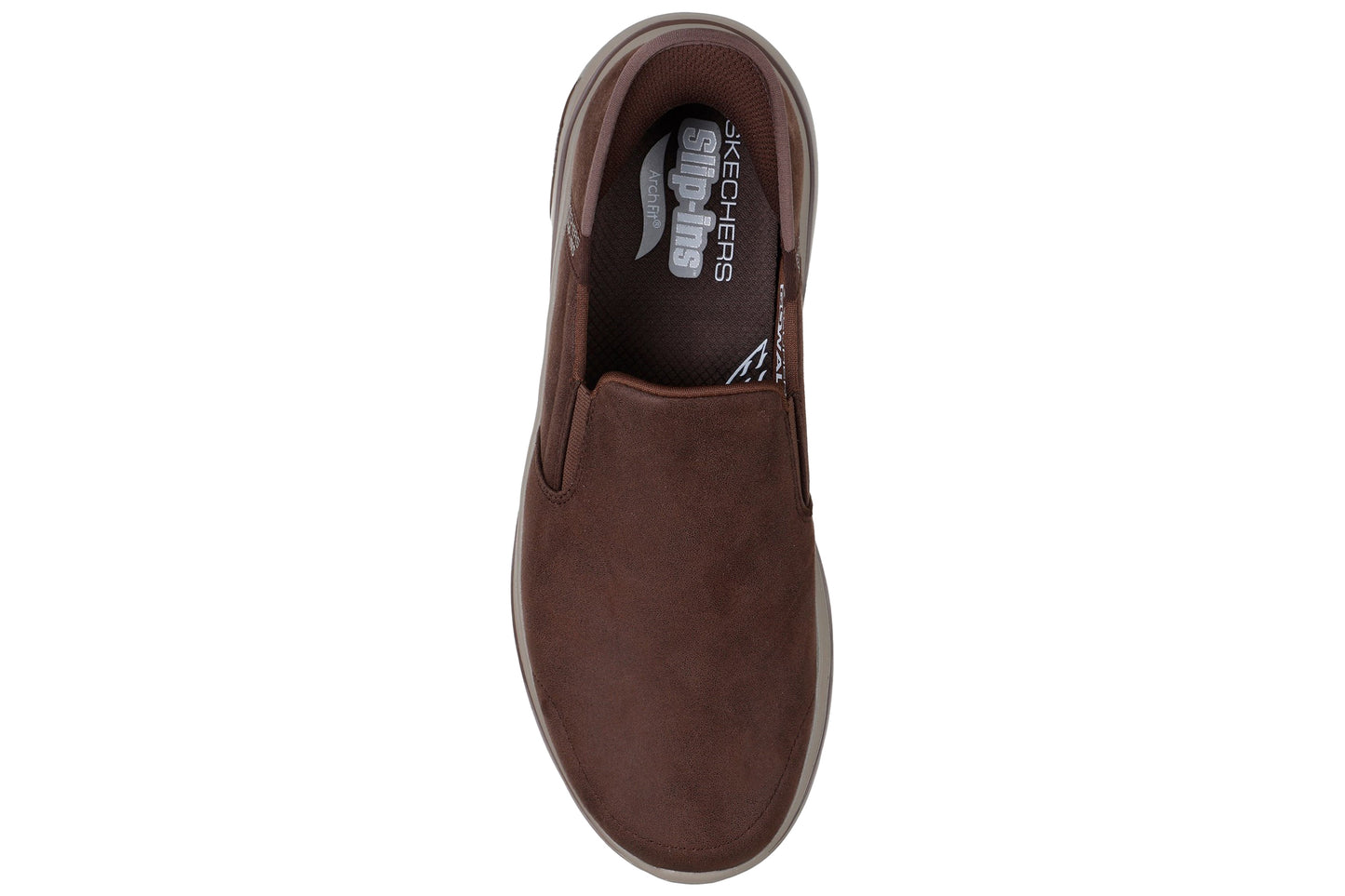 Skechers Go Walk Arch Fit 2.0 Quest Brown Mens Trainers