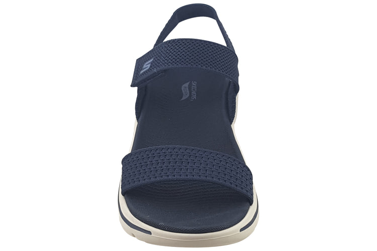 Skechers Go Walk Arch Fit 140874 Navy Womens Sandals