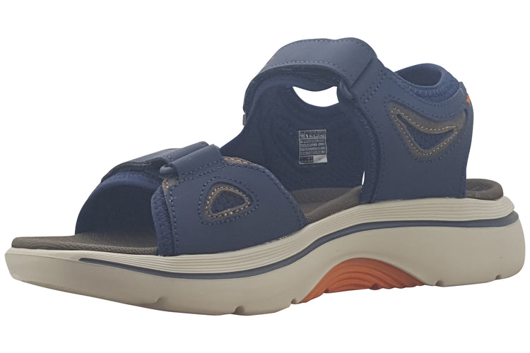 Skechers Go Walk Arch 229309 Navy Mens Sandals