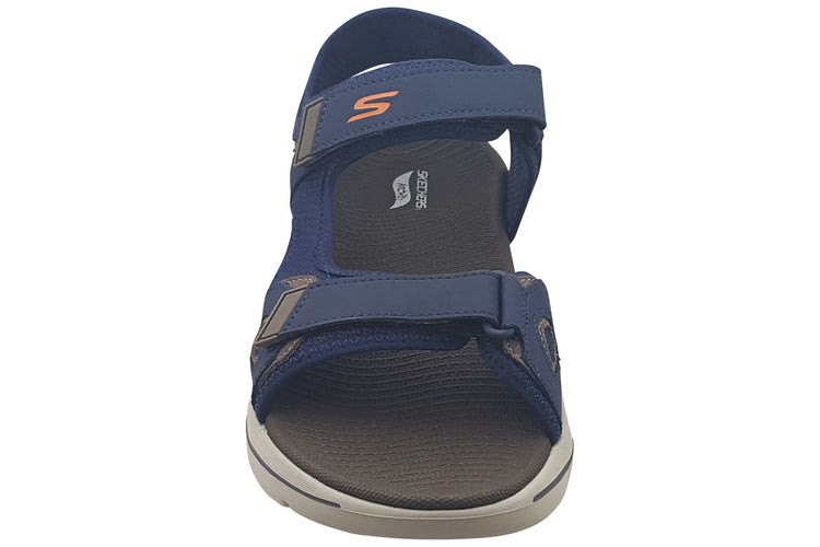 Skechers Go Walk Arch 229309 Navy Mens Sandals