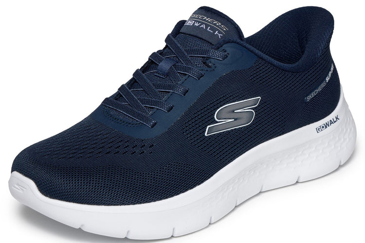 Skechers Slip-Ins Go Walk Flex Azriel Navy Textile/Navy Trim Womens Fashion Trainers