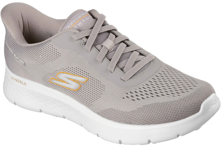Skechers Slip-Ins Go Walk Flex Taupe Mens Trainers