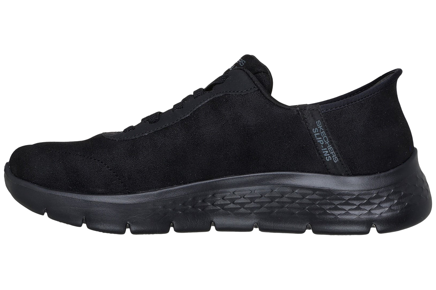 Skechers GO WALK Flex Smooth Motion Black Mens Trainers