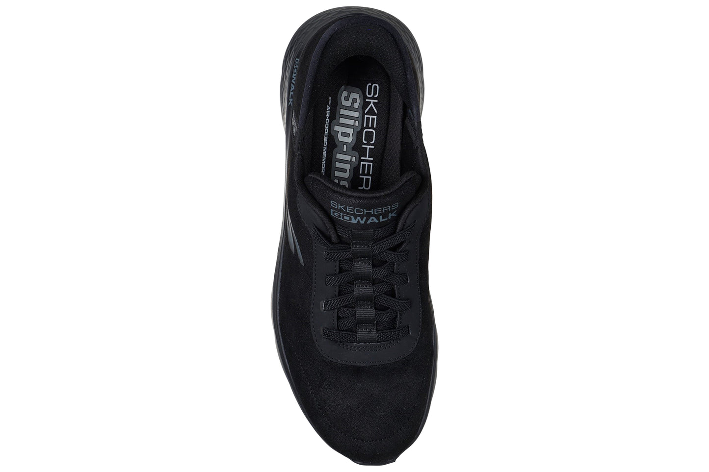Skechers GO WALK Flex Smooth Motion Black Mens Trainers