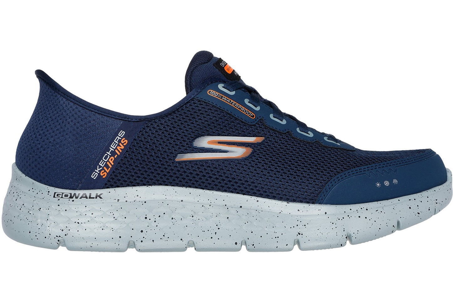 Skechers Slip-Ins Go Walk Flex Navy Mens Trainers