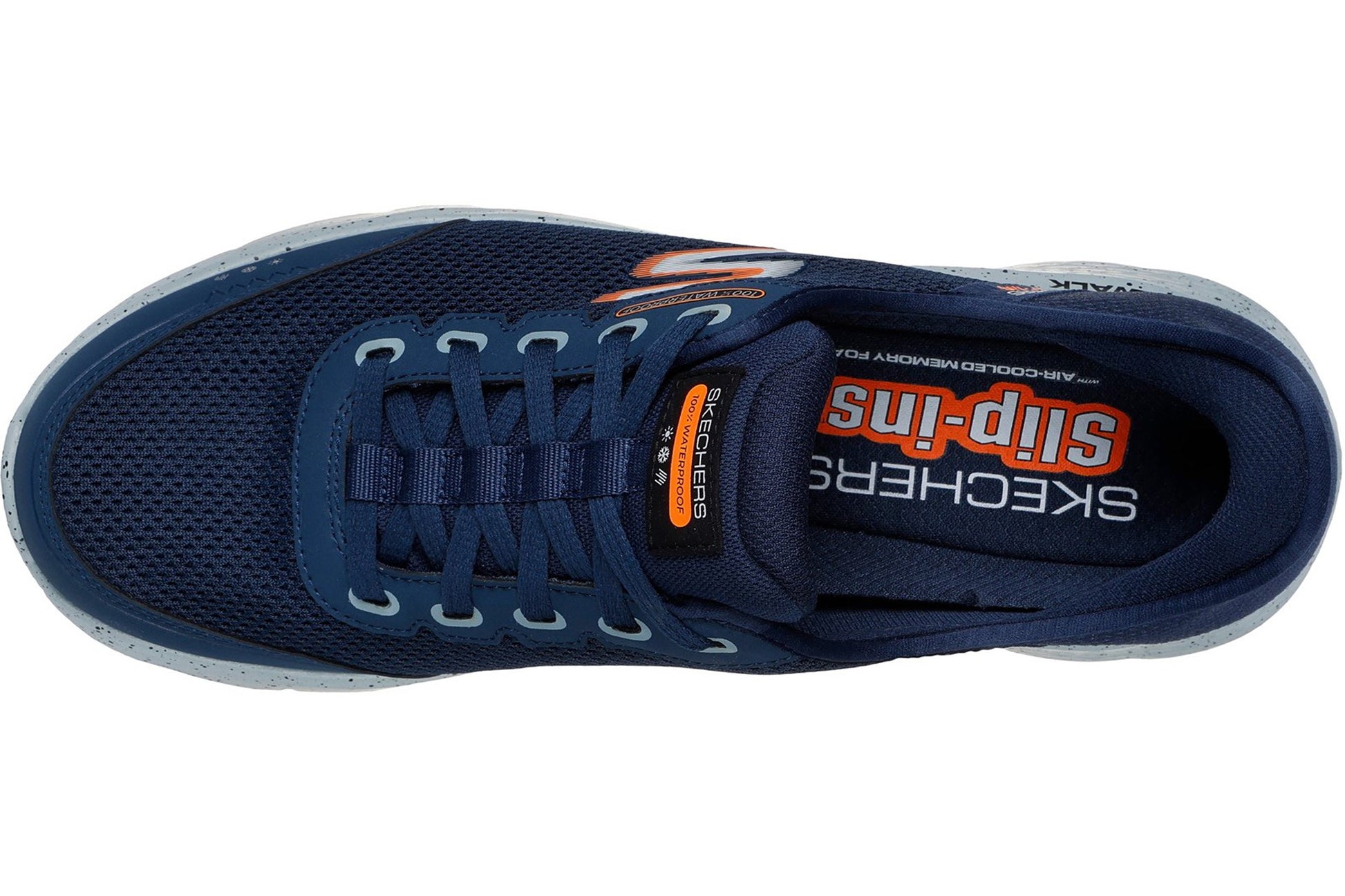 skechers-go-walk-flex-wp-mens-trainrers-navy-top