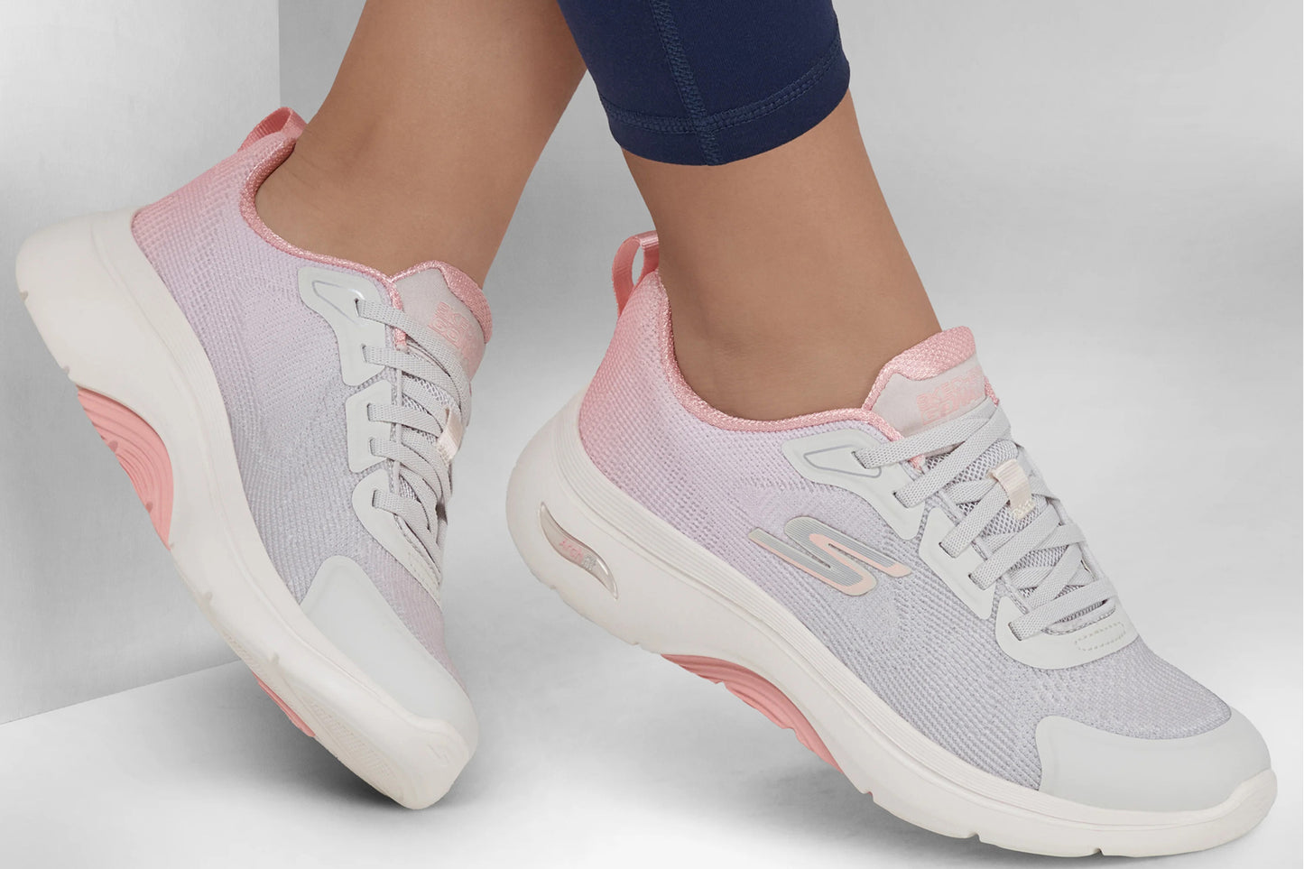 Skechers GW ArchFit Meri 2.0 125333 Natural/Light Pink Womens Sports