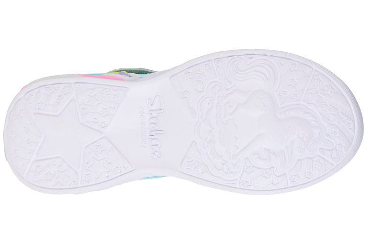 Skechers Heart Sparkles 303063L Girls Sports Silver/Multi