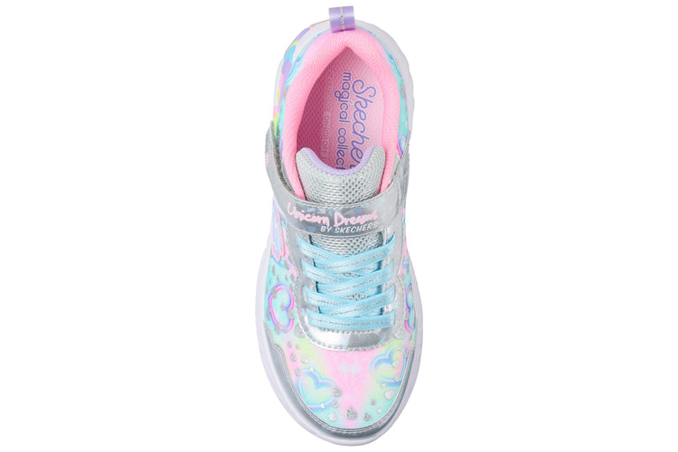 Skechers Heart Sparkles 303063L Girls Sports Silver/Multi