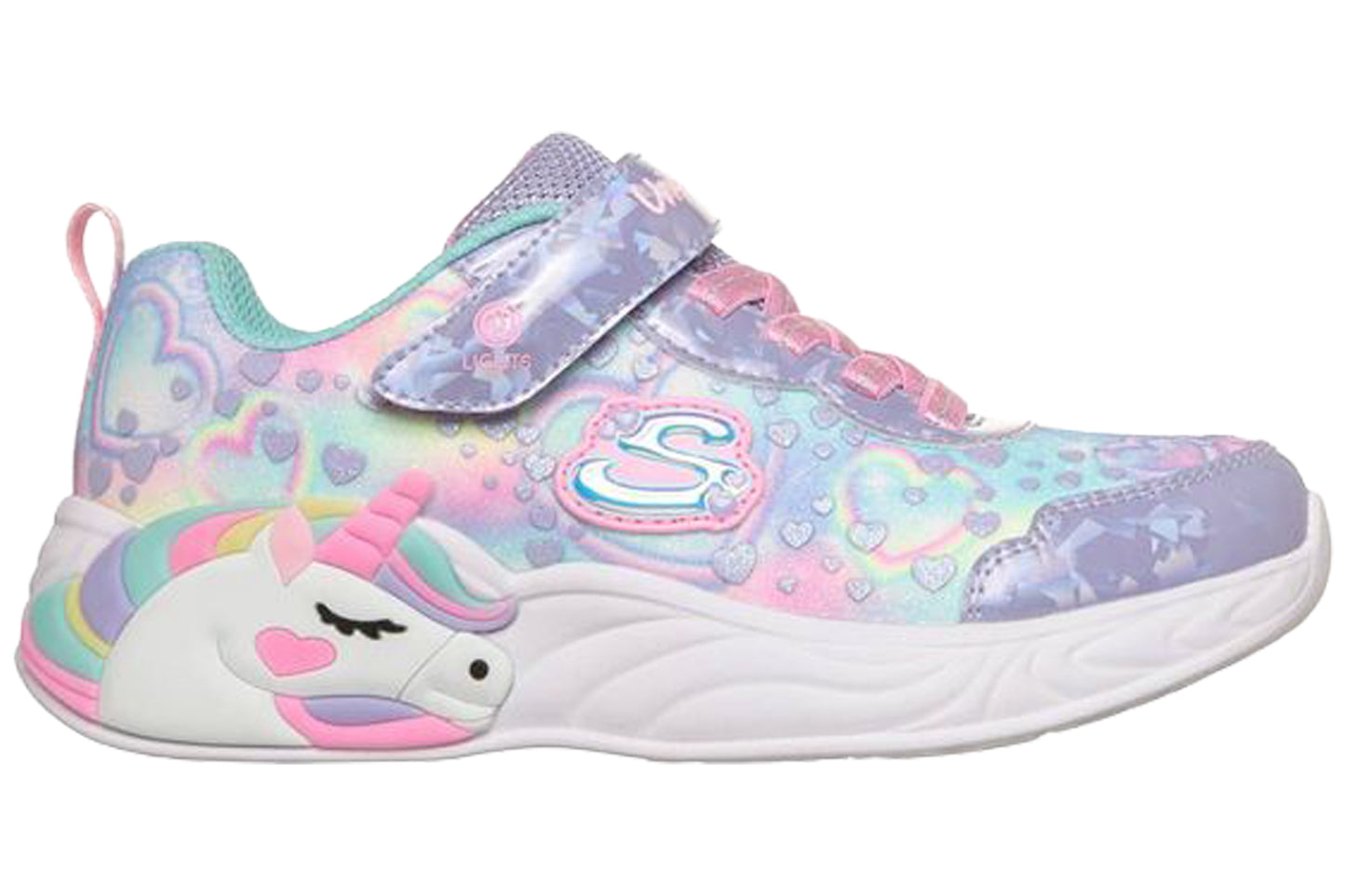 Skechers Heart Sparkles 303063L Lavender/Multi Girls Sports