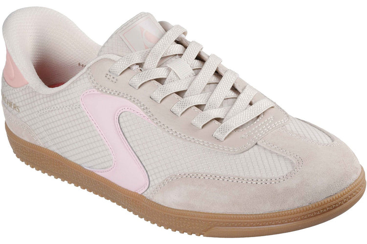 Skechers Slip-Ins Hotshot Everyday Natural/Pink Womens Fashion Trainers
