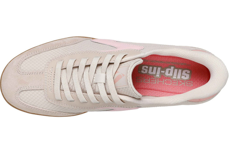 Skechers Slip-Ins Hotshot Everyday Natural/Pink Womens Fashion Trainers