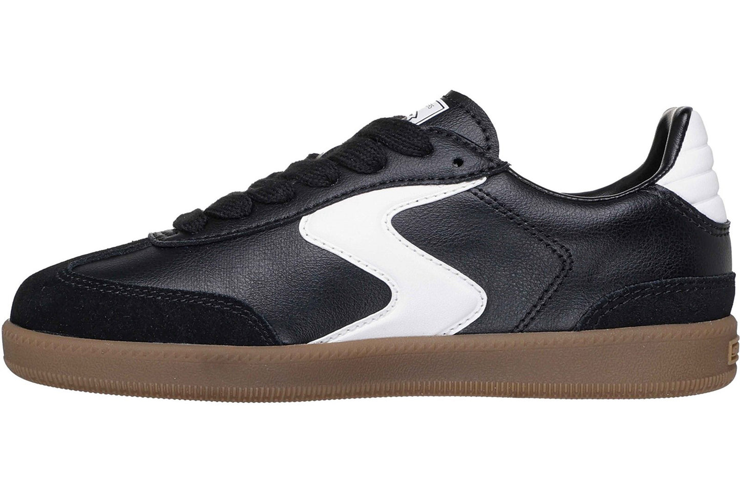 Skechers Hotshot Junior Varsity Black/White Boys Shoes