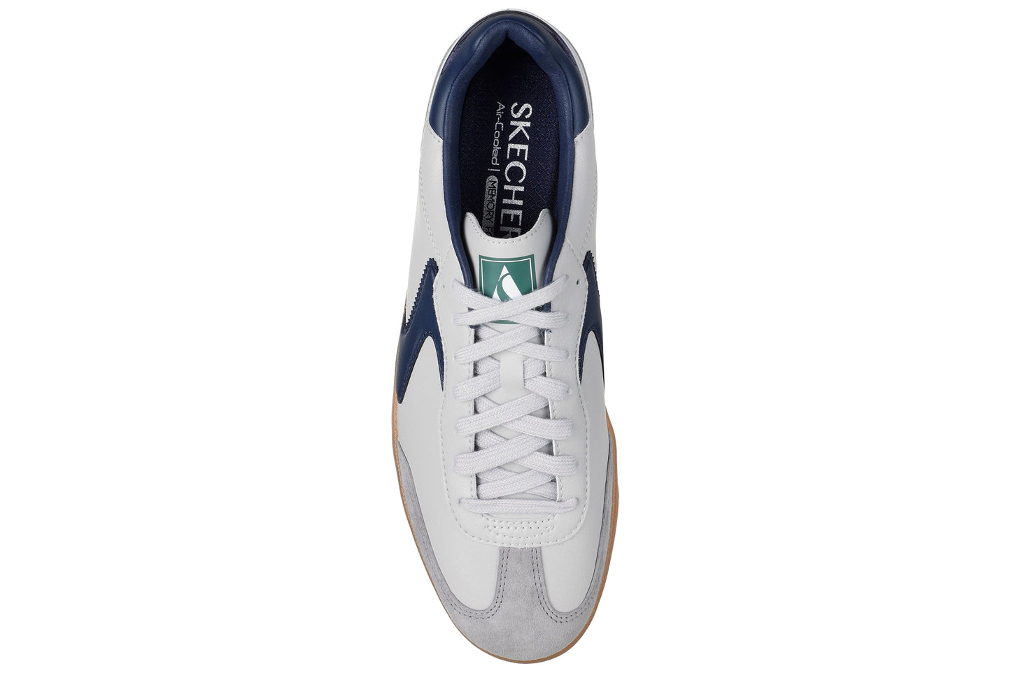 Skechers Hotshot Pyke Grey/Navy Mens Trainers