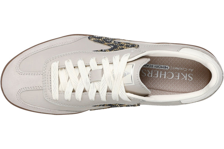 Skechers Hotshot Shimmering Spots Taupe Womens Fashion Trainers