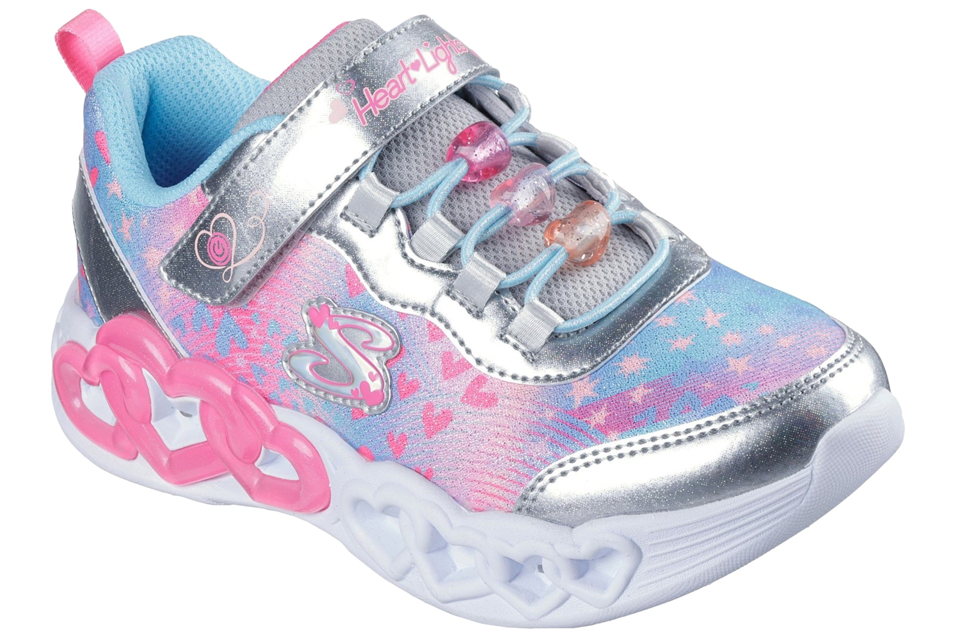 skechers-infinite-heart-lights-heart-jewels-silver-multi-girls-trainers-right