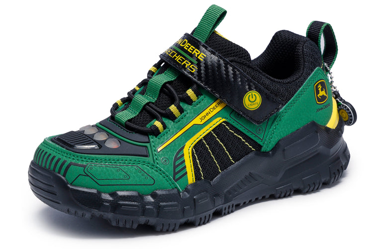 Skechers JD Adv Track 407061L Green/Black Boys Sports