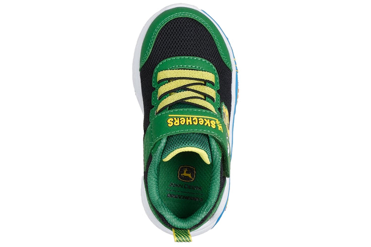 Skechers John Deere Barn Squad 407065N Green/Black Boys Sports