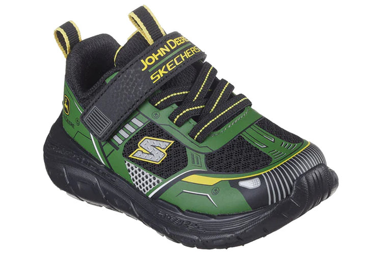 Skechers Tractor Tronix 407062N Green/Black Boys Sports