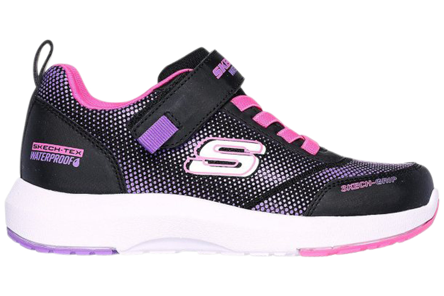 Skechers Journey Time (WP) 303387L Black/Hot Pink Girls Sports