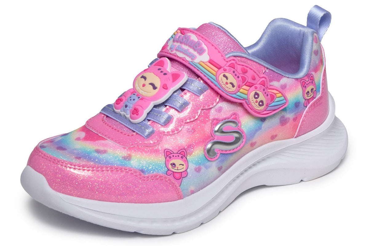 Skechers Jumpsters 2 Cutie Critters Pink/Multi Girls Shoes