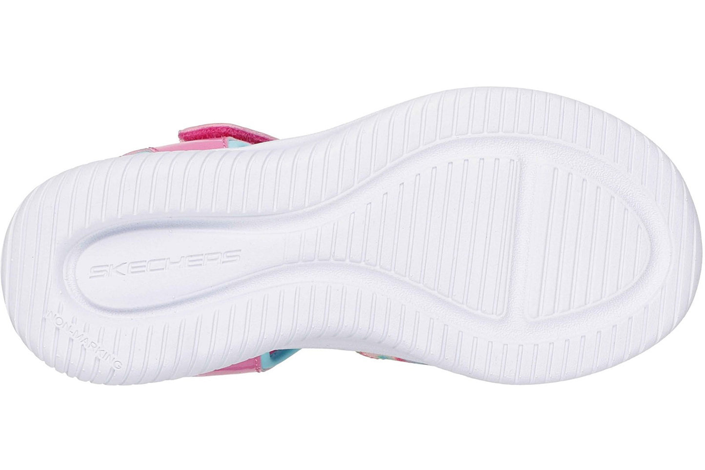 Skechers Jumpsters Tie Dye BFFs Pink/Multi Girls Sandals