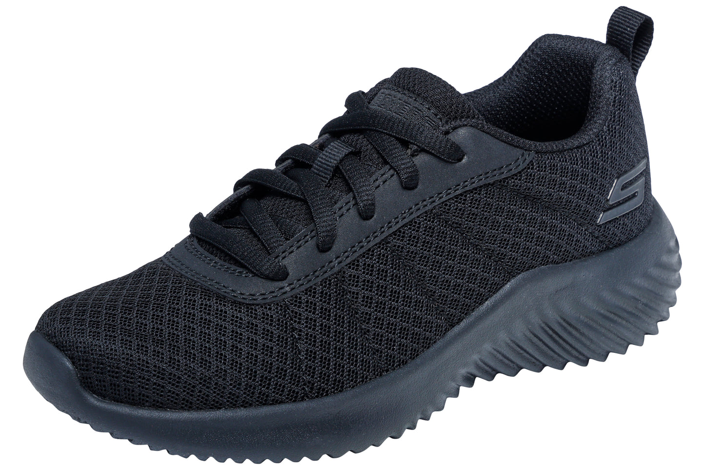 Skechers Karonik BTS 403745L Black Boys School Shoes