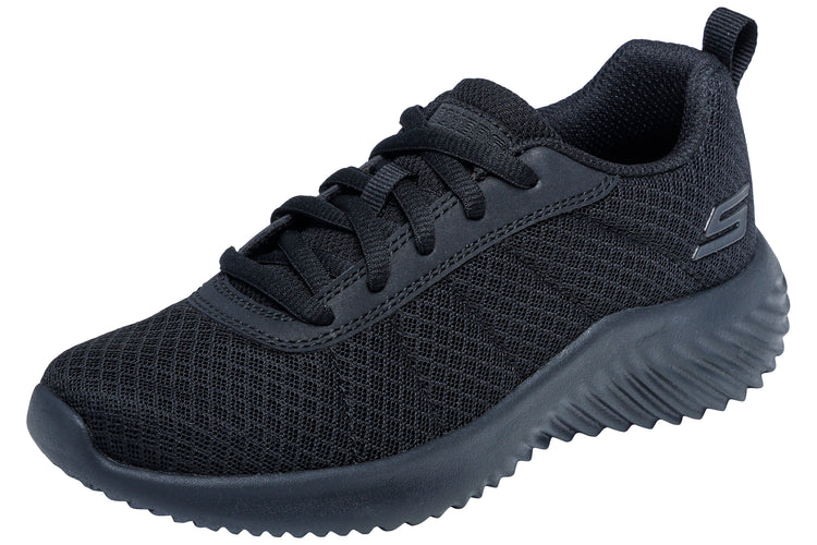 Skechers Karonik BTS 403745L Black Boys School Shoes