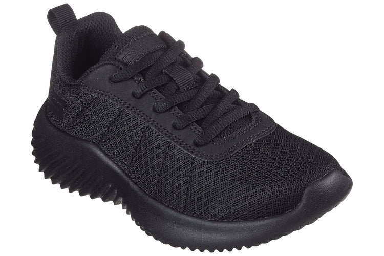 Skechers Karonik BTS 403745L Black Boys School Shoes