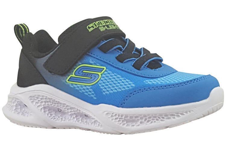 Skechers Krendox Inf 401495N Black/Blue Boys Shoes
