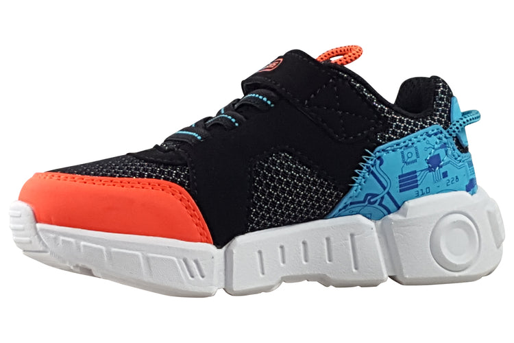 Skechers Lil Gametronix 402262N Black/Multi Boys Sports