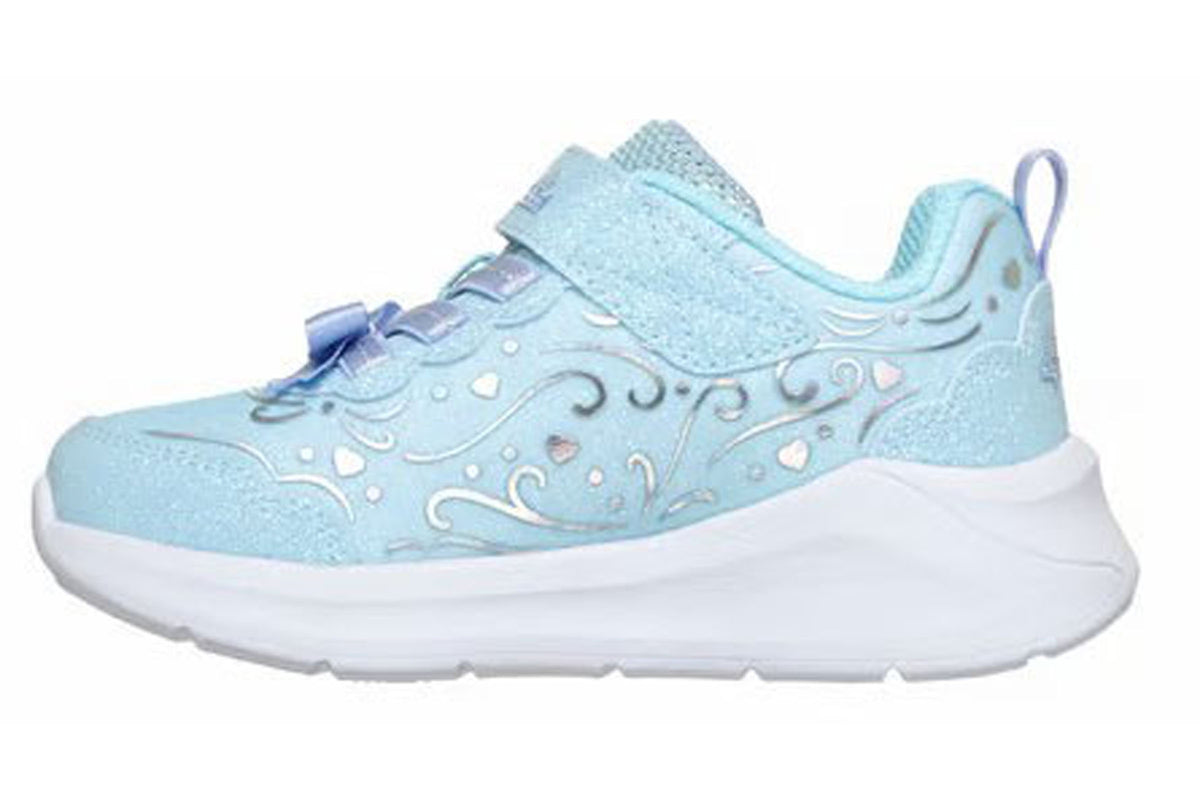 Skechers Lil Princess Steps303733NC Light Blue Girls Sports