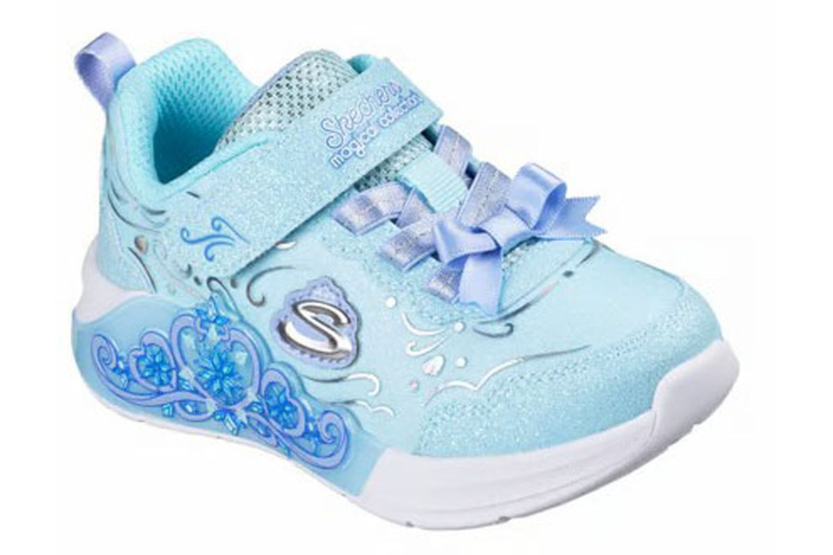 Skechers Lil Princess Steps303733NC Light Blue Girls Sports