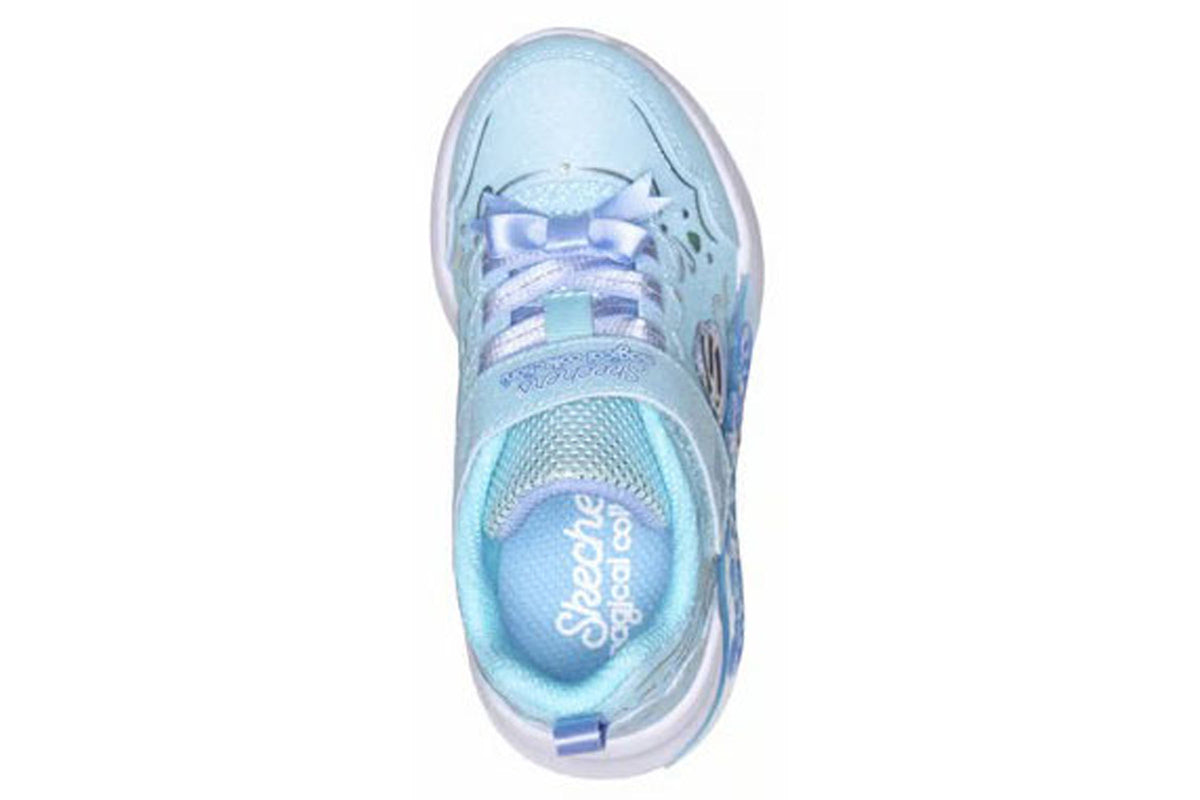 Skechers Lil Princess Steps303733NC Light Blue Girls Sports