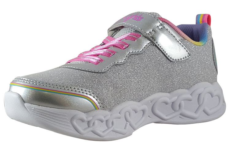 Skechers Love Prism 303751L Silver Multi Girls Sports