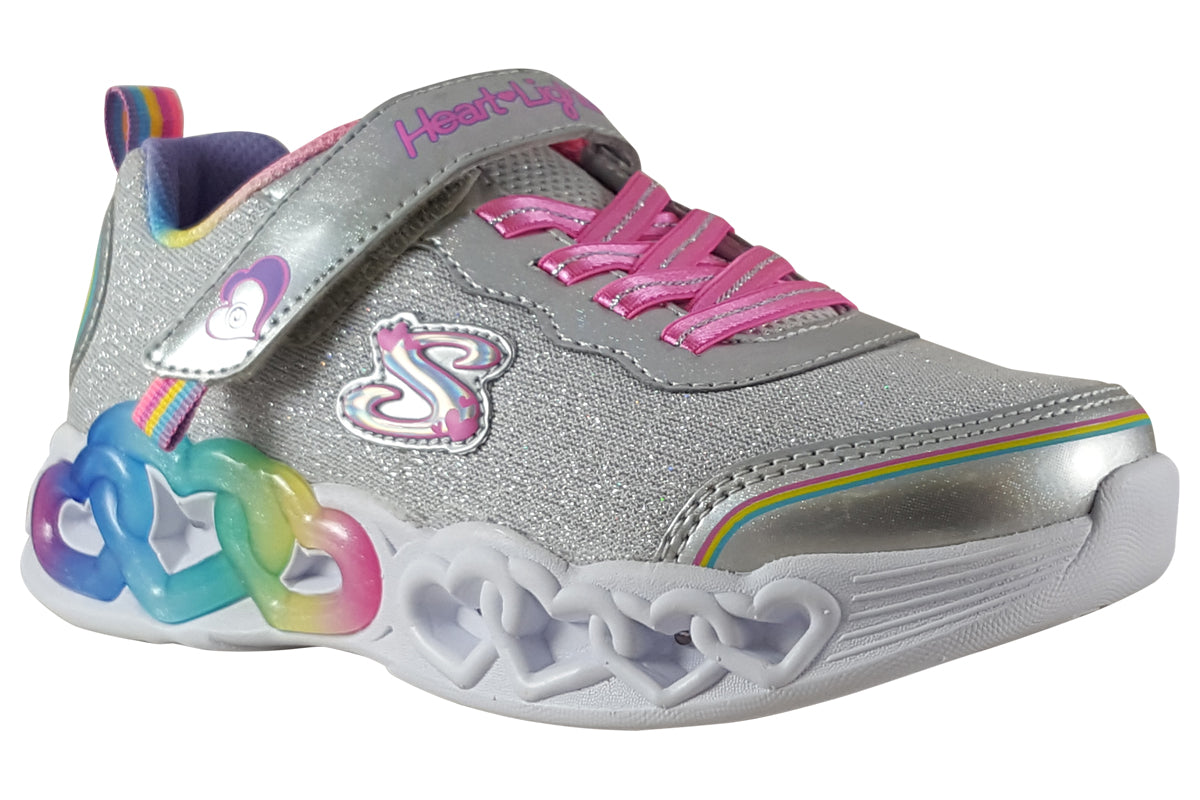 skechers-love-silver-multi-trainers-right