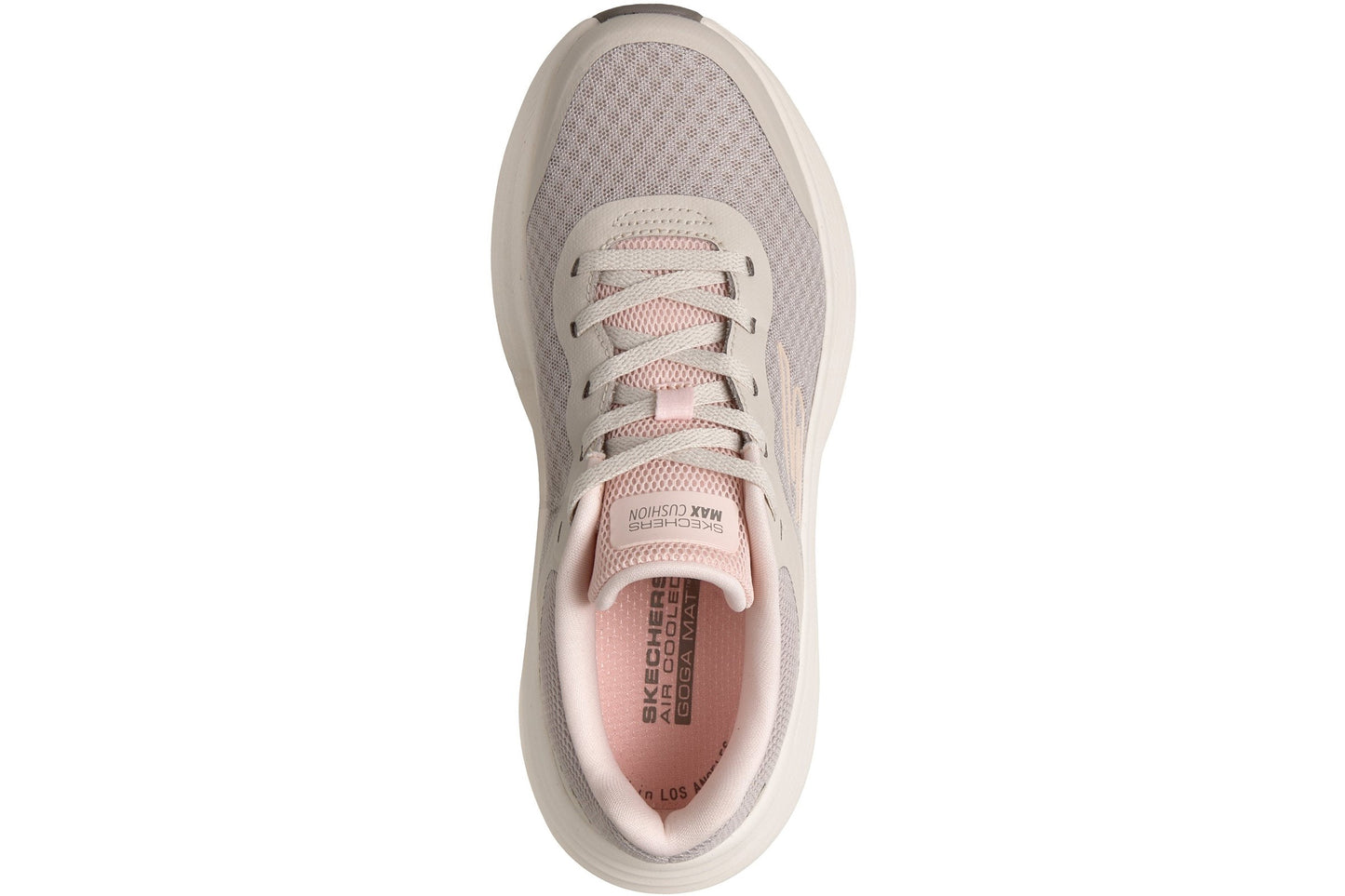 Skechers Max Cushioning Endeavour Natural Synthetic/Trim Womens Fashion Trainers