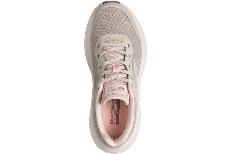 Skechers Max Cushioning Endeavour Natural Synthetic/Trim Womens Fashion Trainers