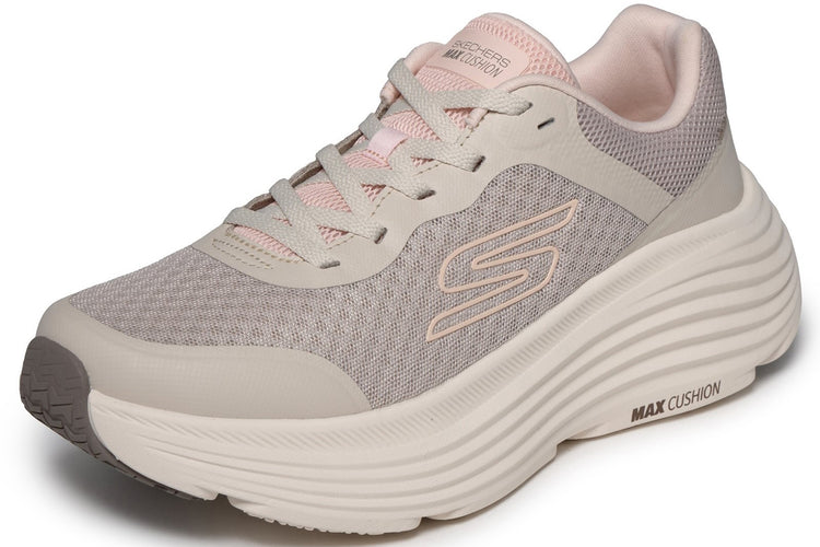 Skechers Max Cushioning Endeavour Natural Synthetic/Trim Womens Fashion Trainers