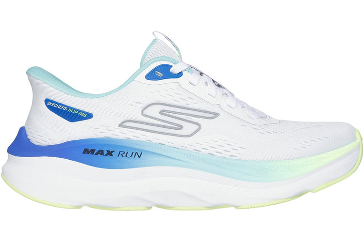 Skechers Slip-Ins Max Run White/Multi Womens Trainers