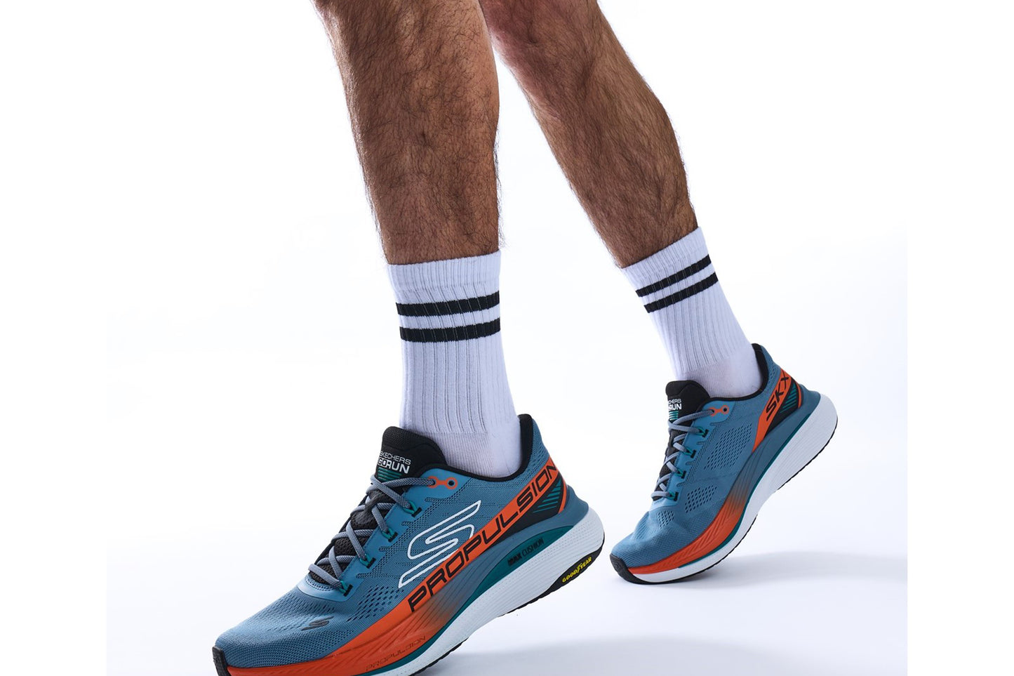 Skechers Max Cushioning Propulsion Slate Mens Trainers