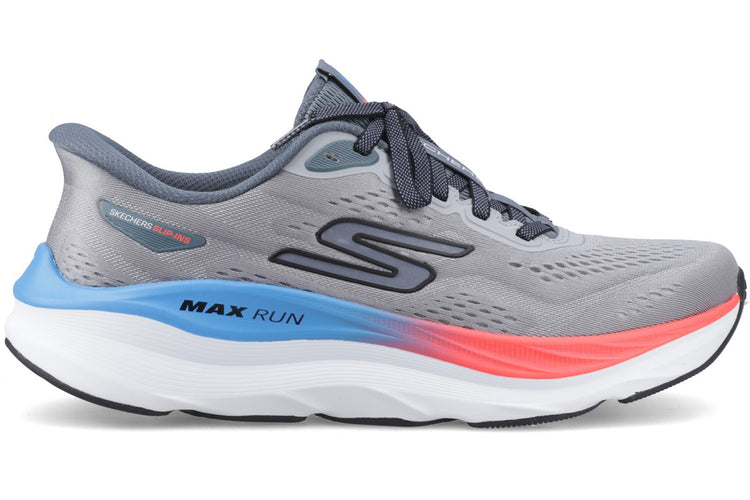 Skechers Slip-Ins Max Run Grey/Multi Mens Trainers