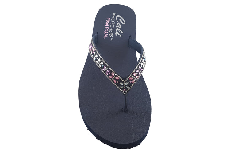Skechers Meditation Butterfly 119660 Navy Multi Womens Sandals