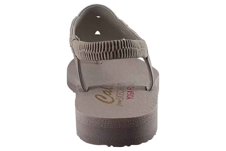 Skechers Meditation Pearl Perfection 119655 Taupe Womens Sandals
