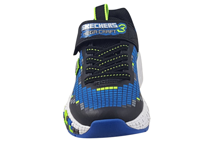 Skechers Mega-Craft 402182L Blue/Lime Boys Sports